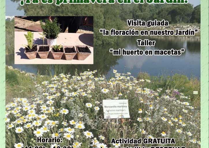 2 de abril visita guiada primavera en el jardin actividad gratuita platalea