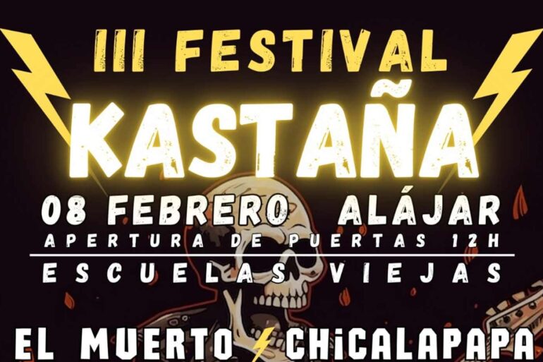 Festival KAstana Alajar 2025 8 de febrero conciertos Sierra