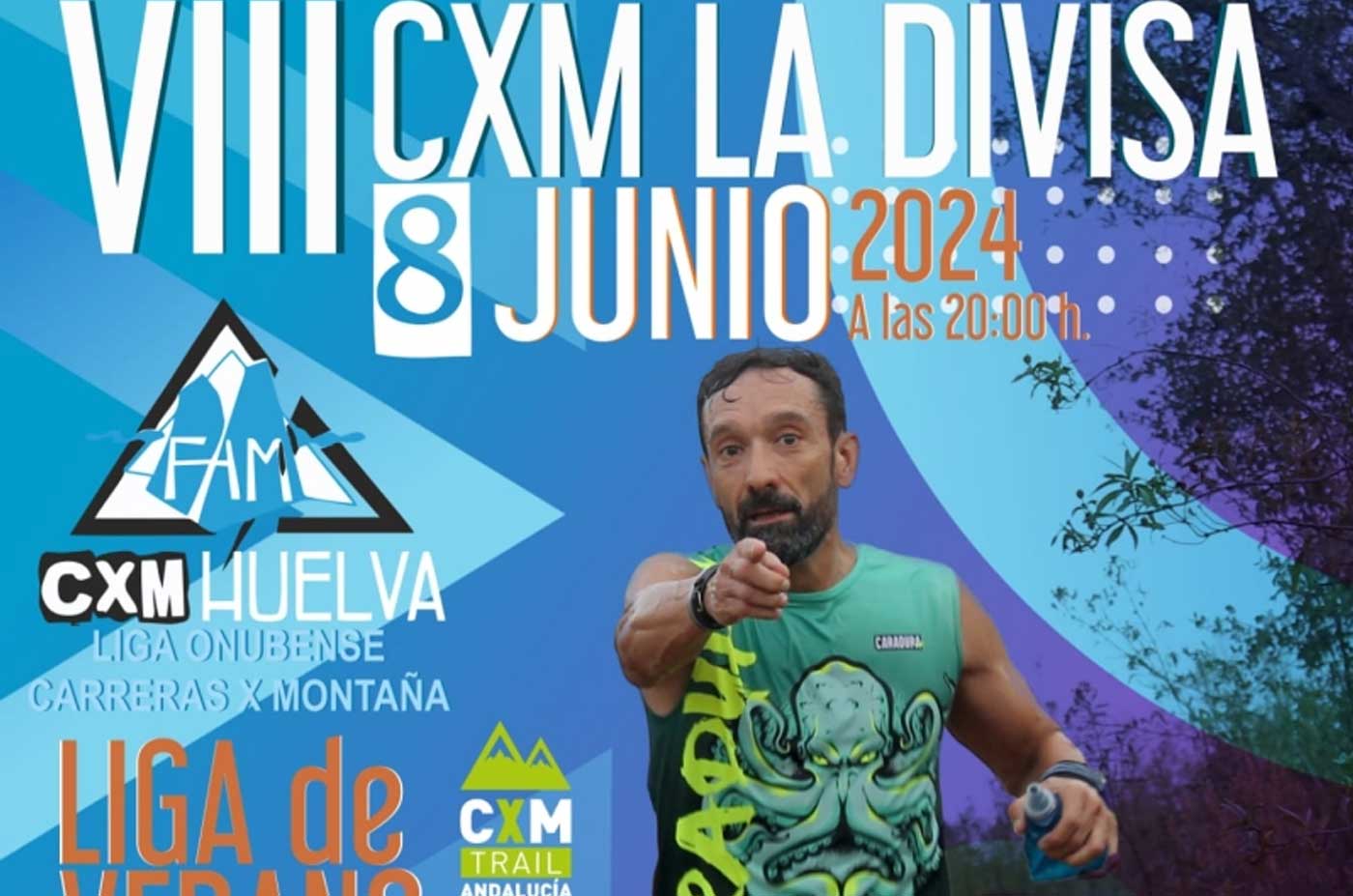 Carrera por montana La Divisa Puebla de Guzman 8 de junio 2024