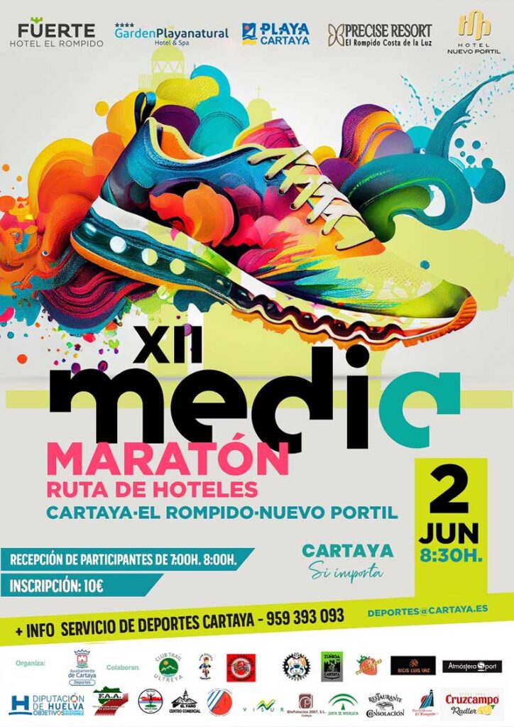 Media Maraton ruta de Hoteles Cartaya El Rompido Nuevo portil 2 de junio 2024