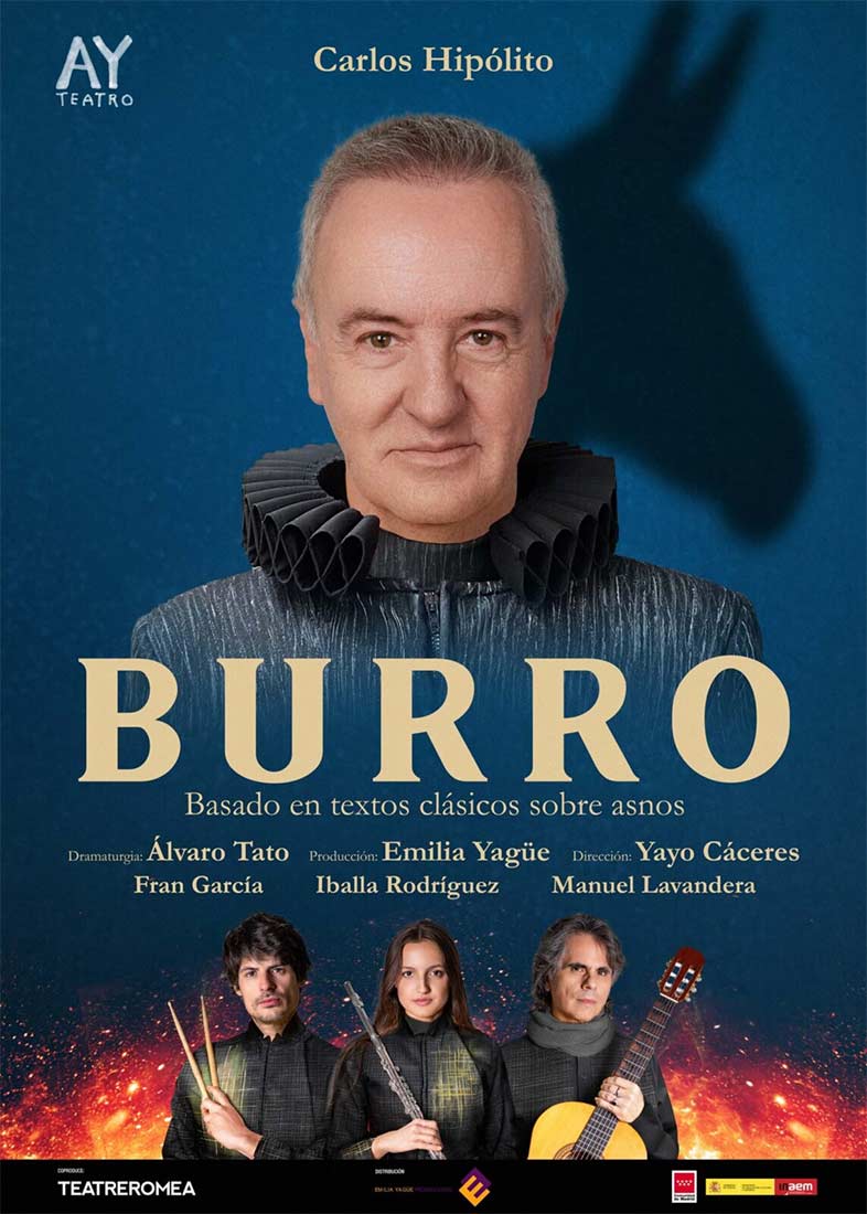 Burro de alvaro tato Ay teatro Castillo de Niebla