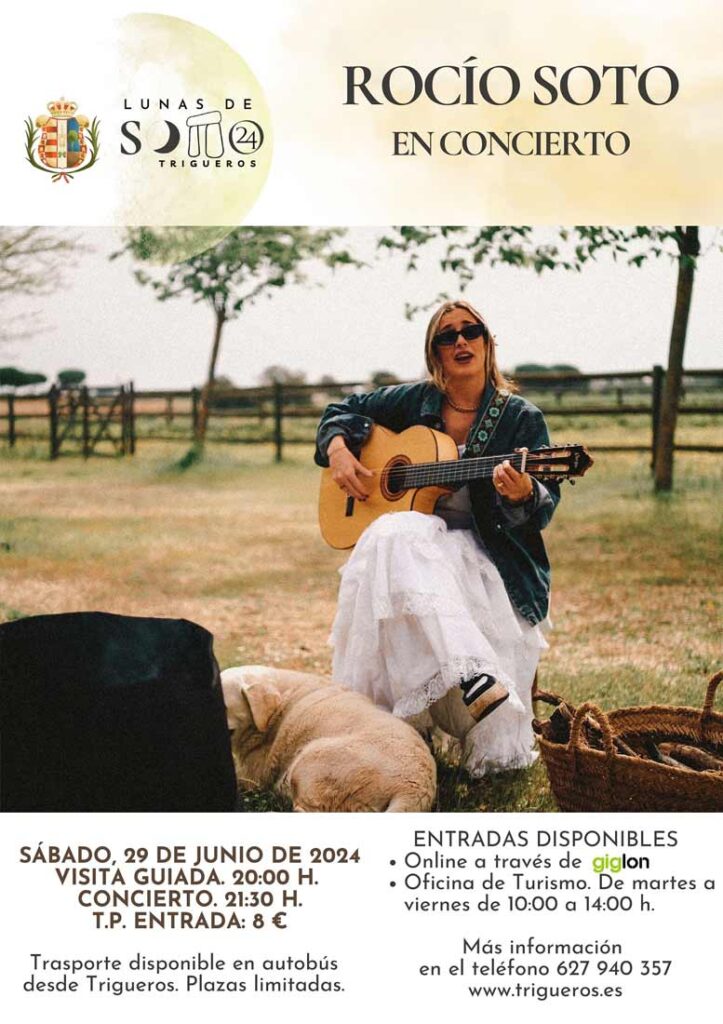 Rocio Soto en concierto Lunas de Soto Trigueros 29 de junio 2024