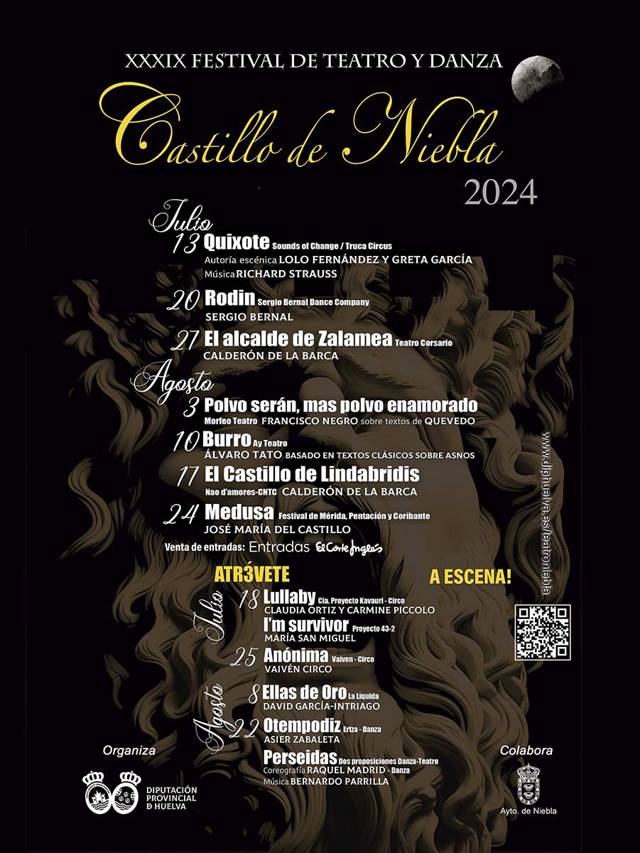 Cartel Castillo de Niebla 2024 festival de teatro y danza