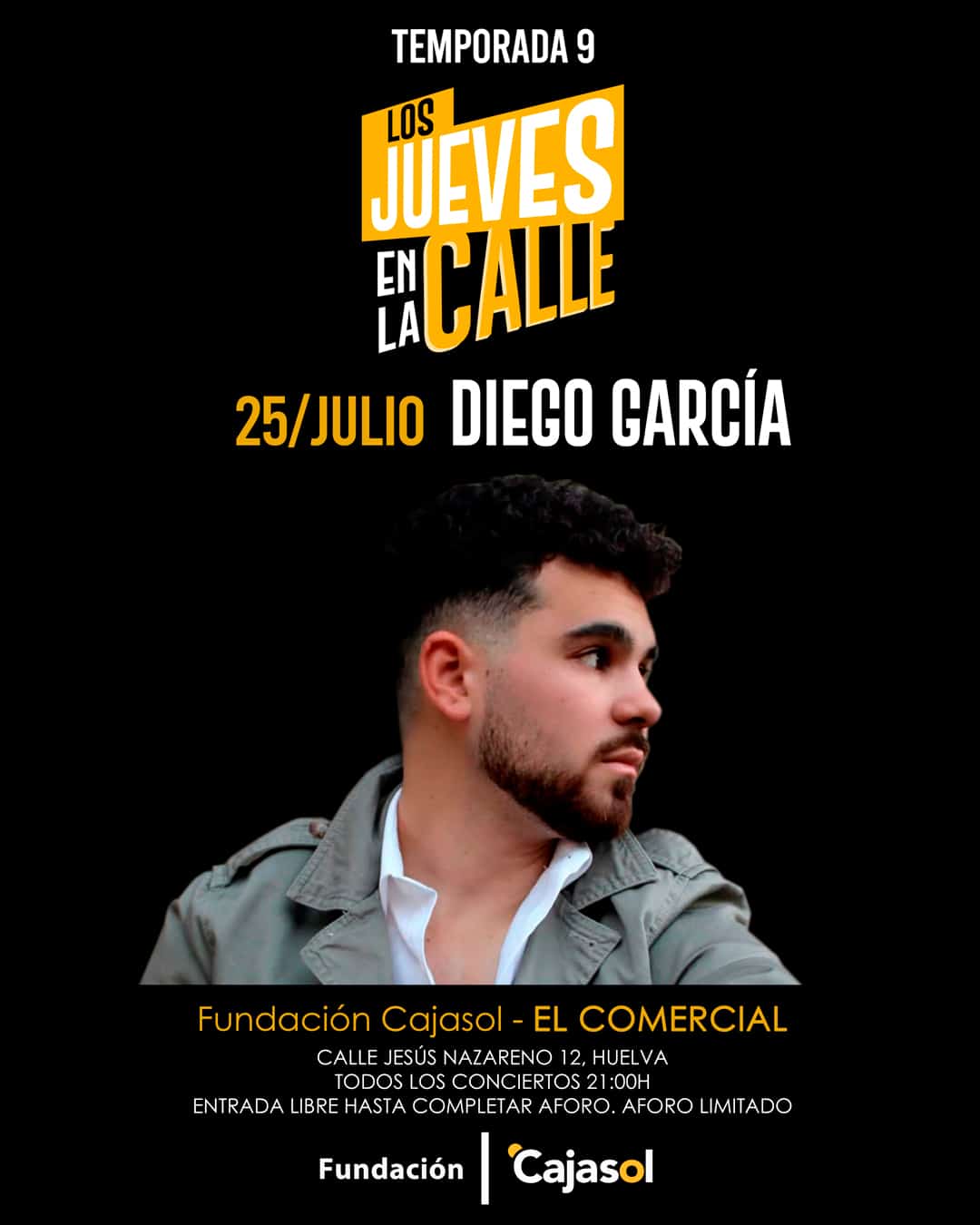 Diego García Los Jueves en la calle 2024 fundacion cajasol