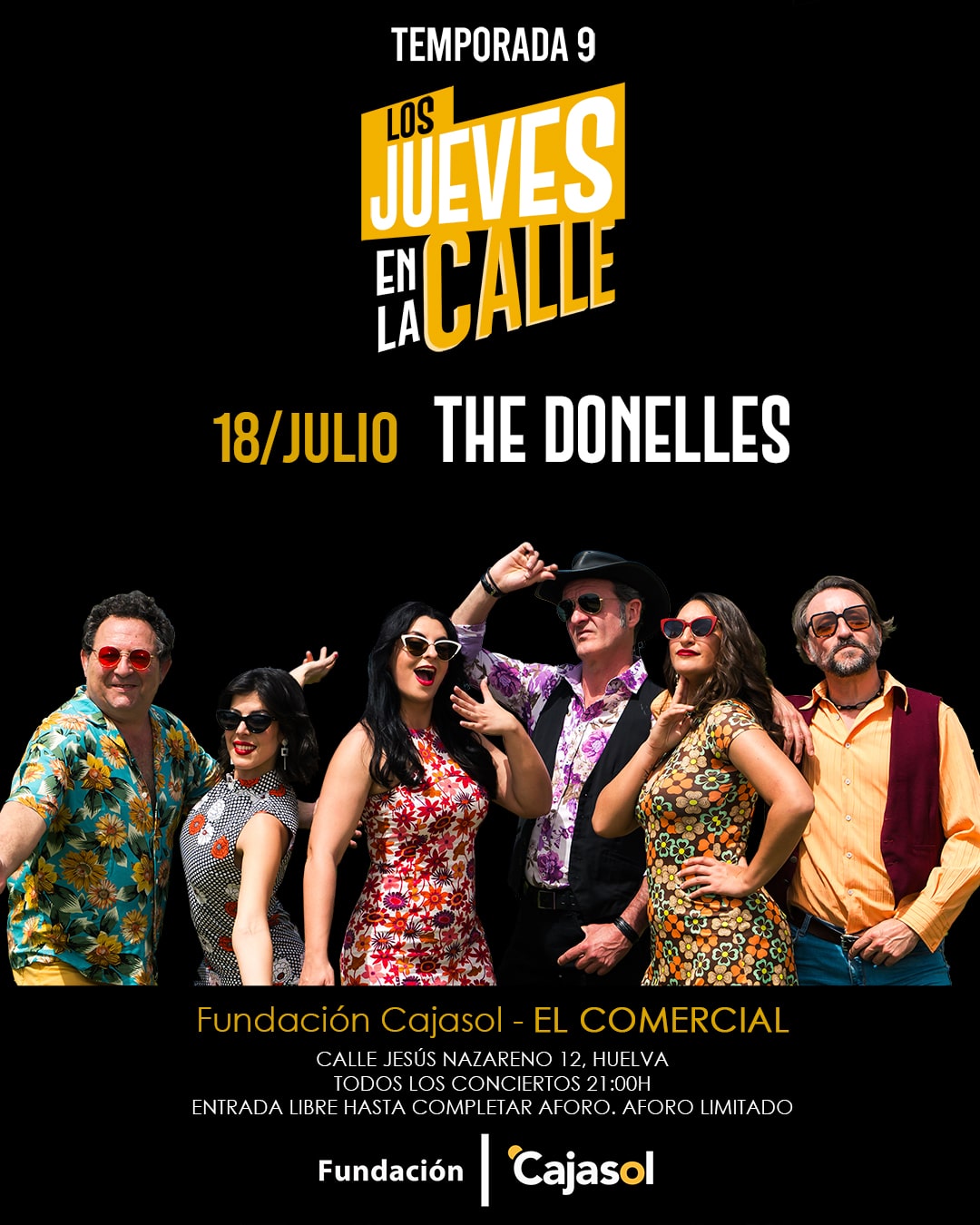 The Donelles Los Jueves en la calle 2024 fundacion cajasol