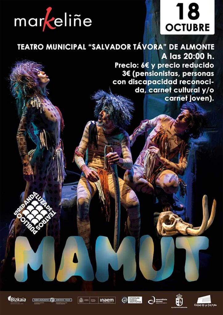 Mamut Marleskine teatro Salvador Tavora 18 de octubre