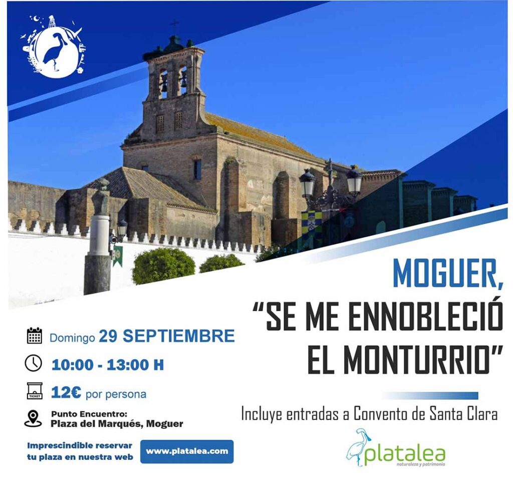 Visitas guiadas Moguer 29 de septiembre 2024