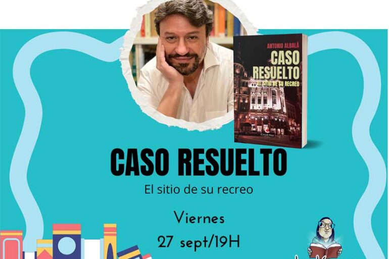 presentacion libro caso resuelto el sotio de su recreo 27 de septiembre desdemona Antonio Abala