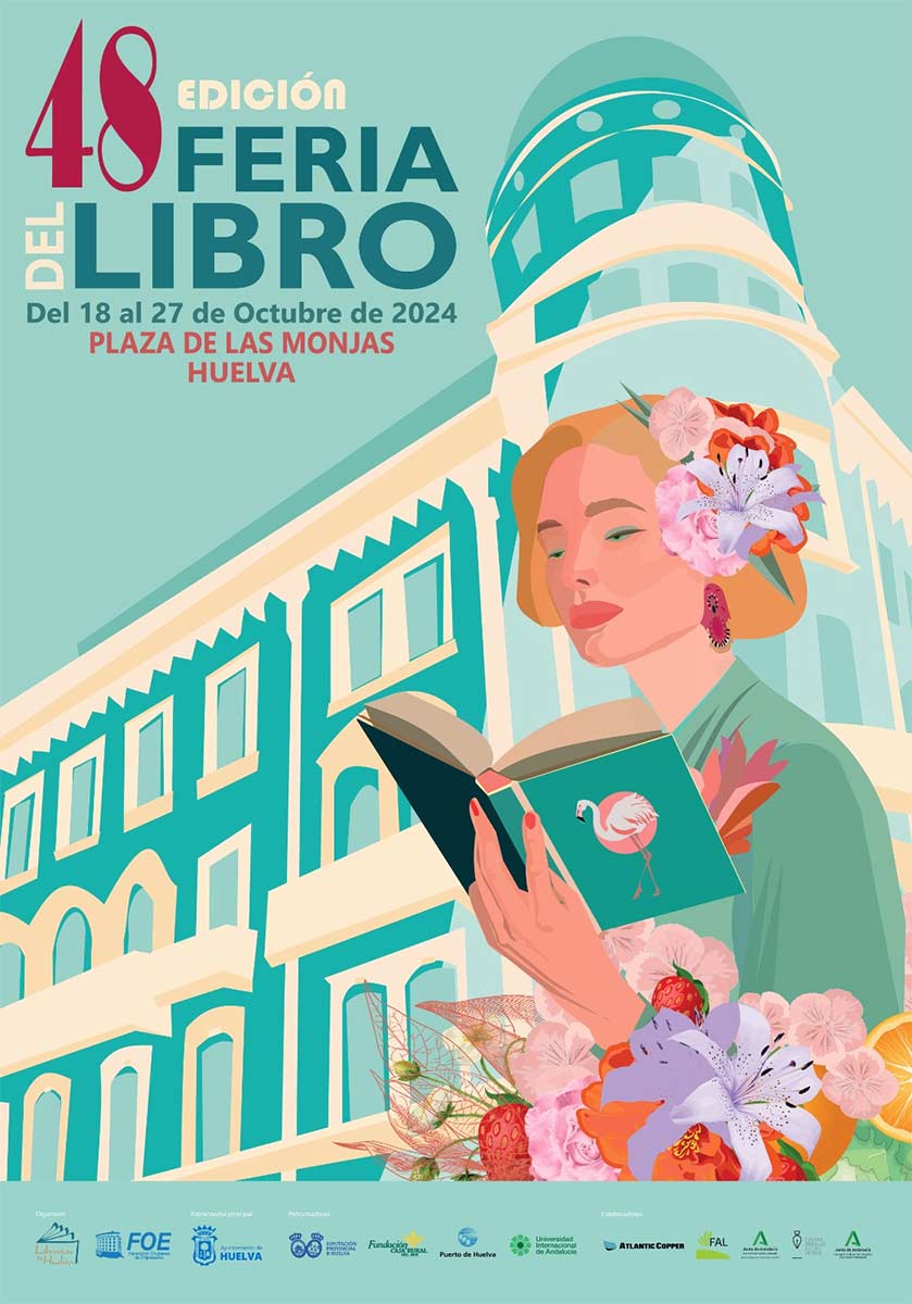 Feria del Libro Huelva 2024 48 edicion del 18 al 27 de octubre plaza de las monjas Huelva