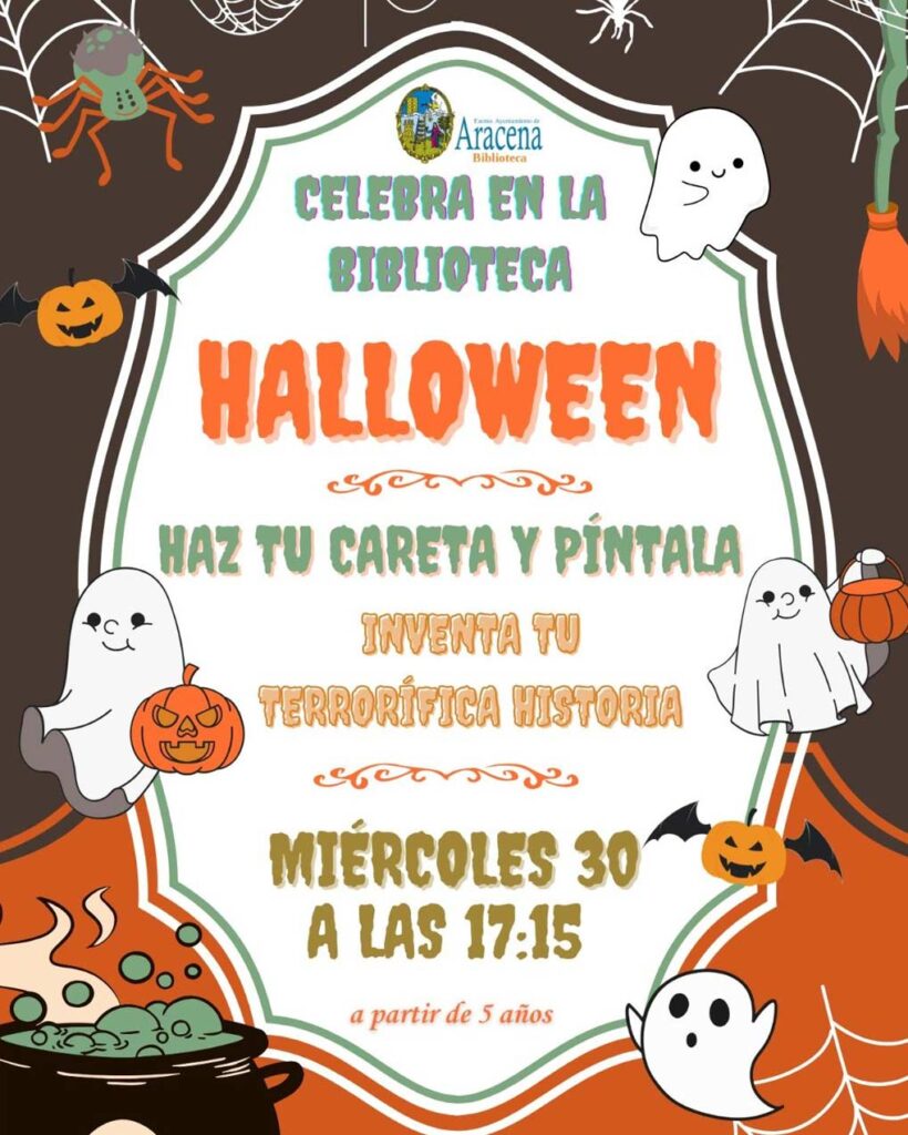 Halloween 2024 Aracena biblioteca infantil