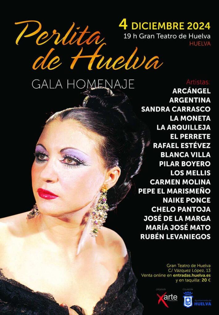 gala homenaje a Perlita de Huelva 4 de diciembre 2024