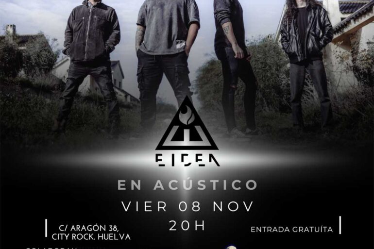 Eiden concierto en acustico 8 de noviembre libreria desdemona entrada gratuita