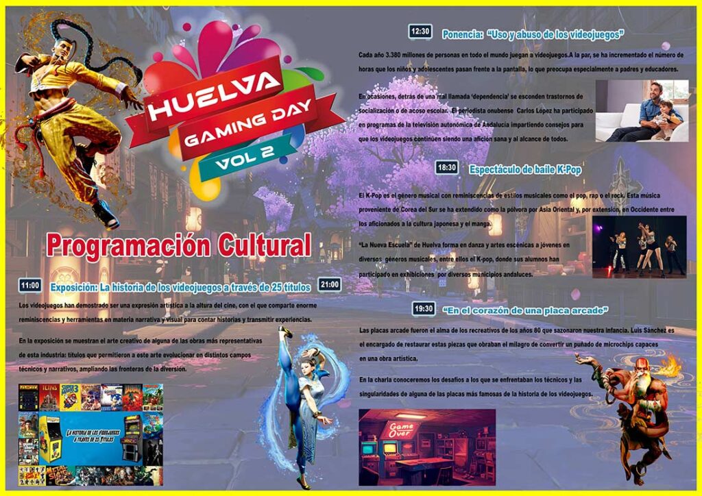 PRogramacion Huelva Gaming Day 2024