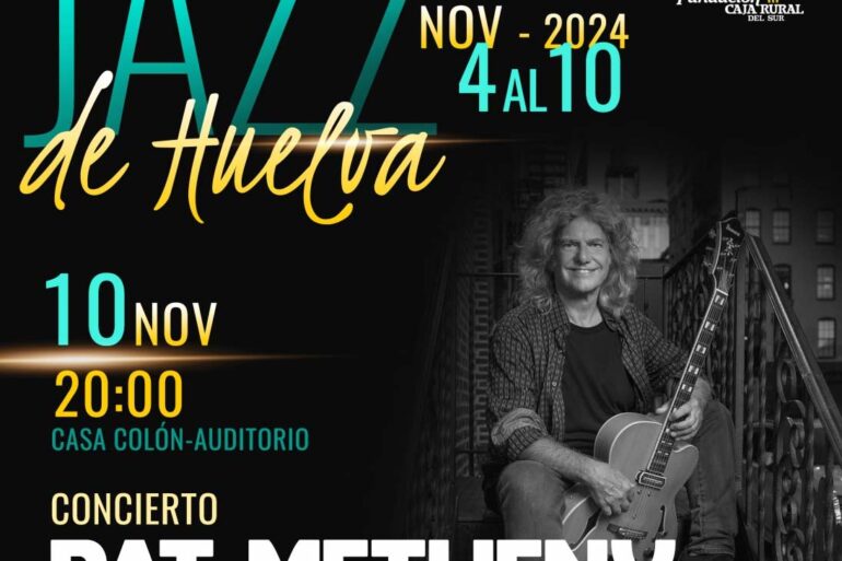 Pat Metheny en concierto festival iberoamericano de jazz de Huelva 10 de noviembre 2024