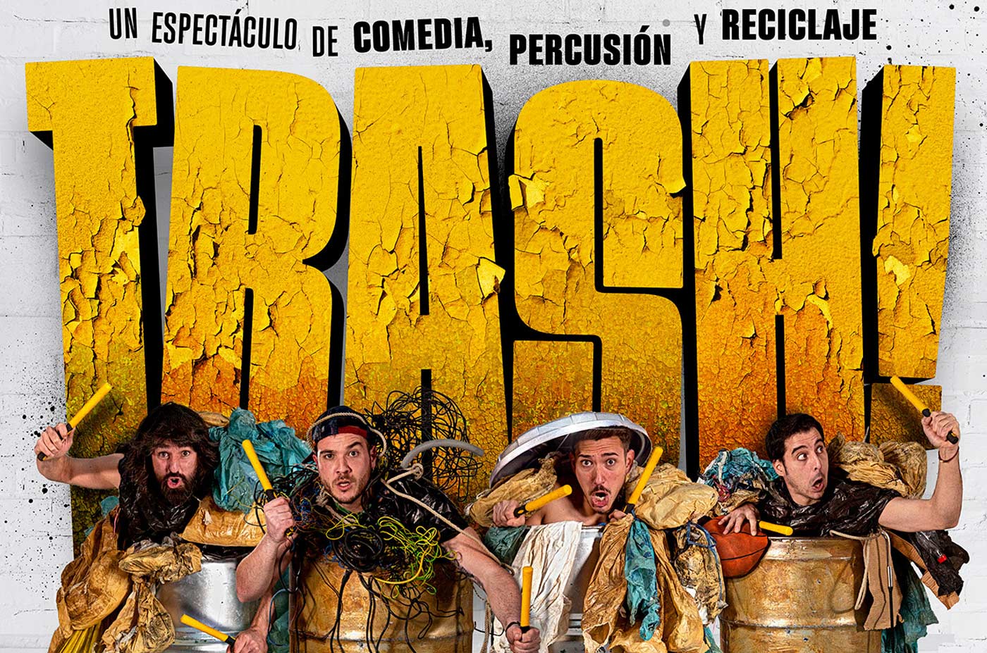 Trash Yllana teatro comedia percusion reciclaje