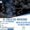 El cielo de invierno Noche de estrellas en Cuesta Maneli 22 de febrero 2025