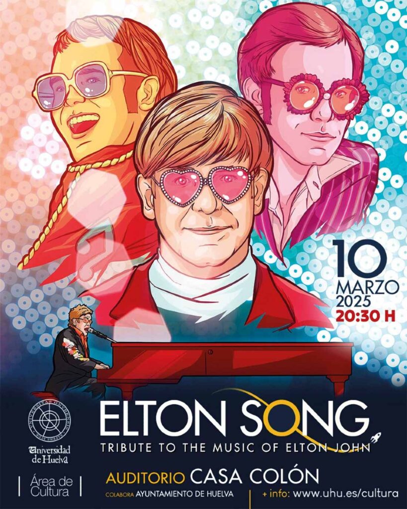 concierto tributo Elton John Elton Song 10 de marzo 2025 universidad